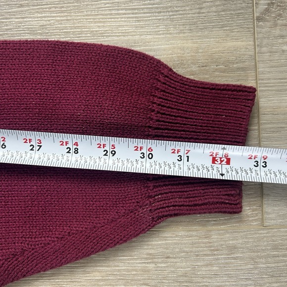 VINTAGE Eddie Bauer Sweater Men Large Pink Berry Pullover 90s Outdoor Crewneck * - Picture 7 of 8